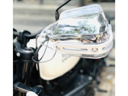 For Royal Enfield Hunter 350 Transparent Style Hand Guard Kit