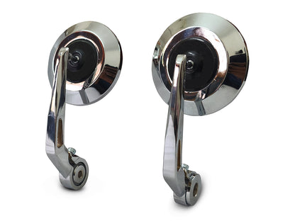For Royal Enfield Hunter 350 Bar End Mirror Chrome D2