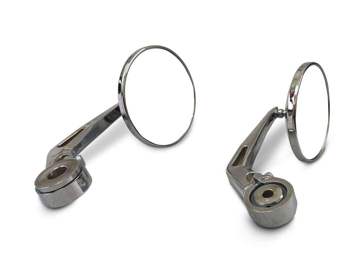 For Royal Enfield Hunter 350 Bar End Mirror Chrome D2