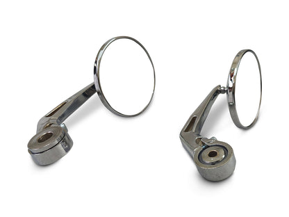 For Royal Enfield Hunter 350 Bar End Mirror Chrome D2