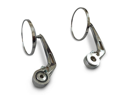 For Royal Enfield Hunter 350 Bar End Mirror Chrome D2
