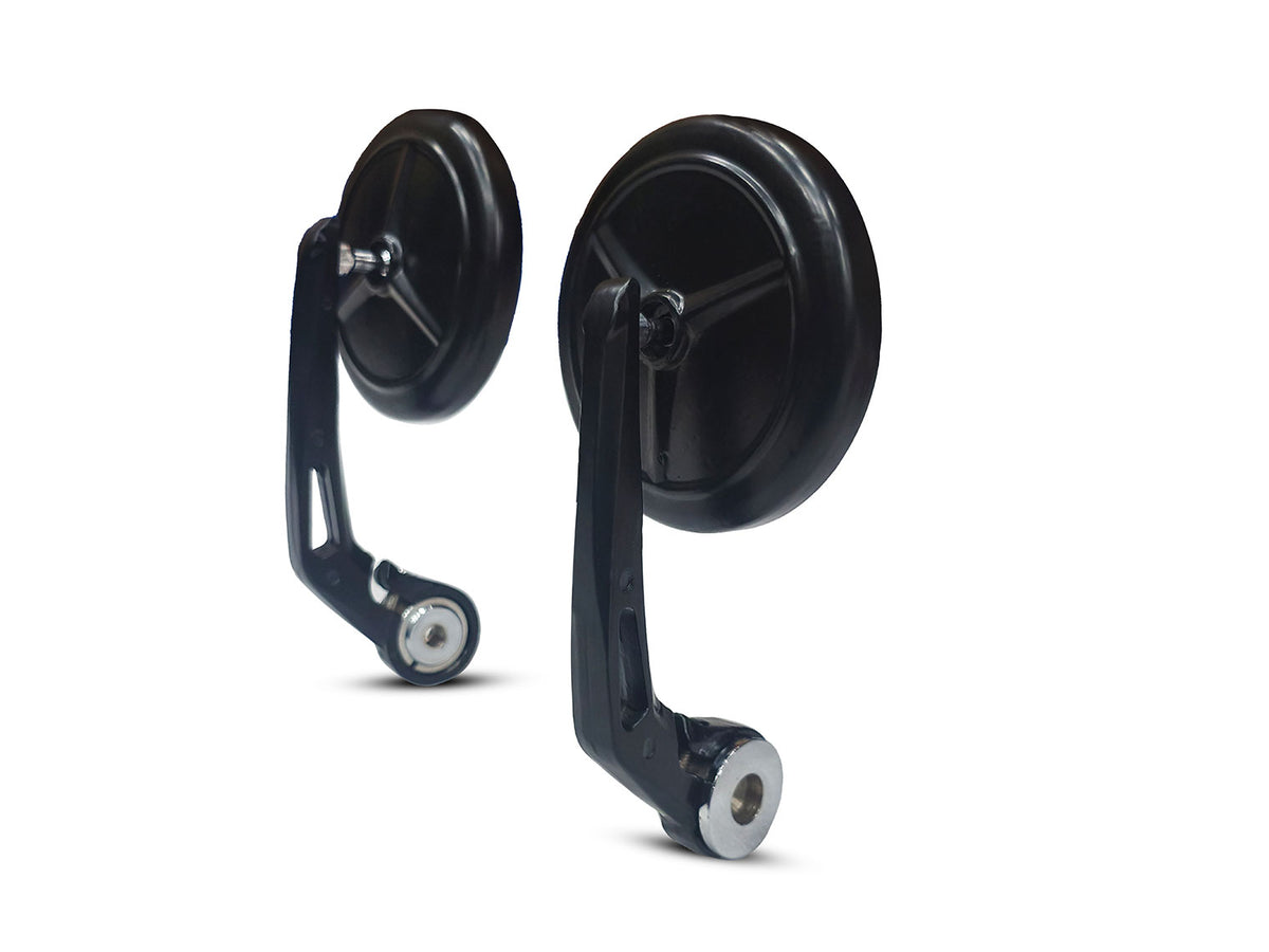 For Royal Enfield Hunter 350 Bar End Mirror Black D4