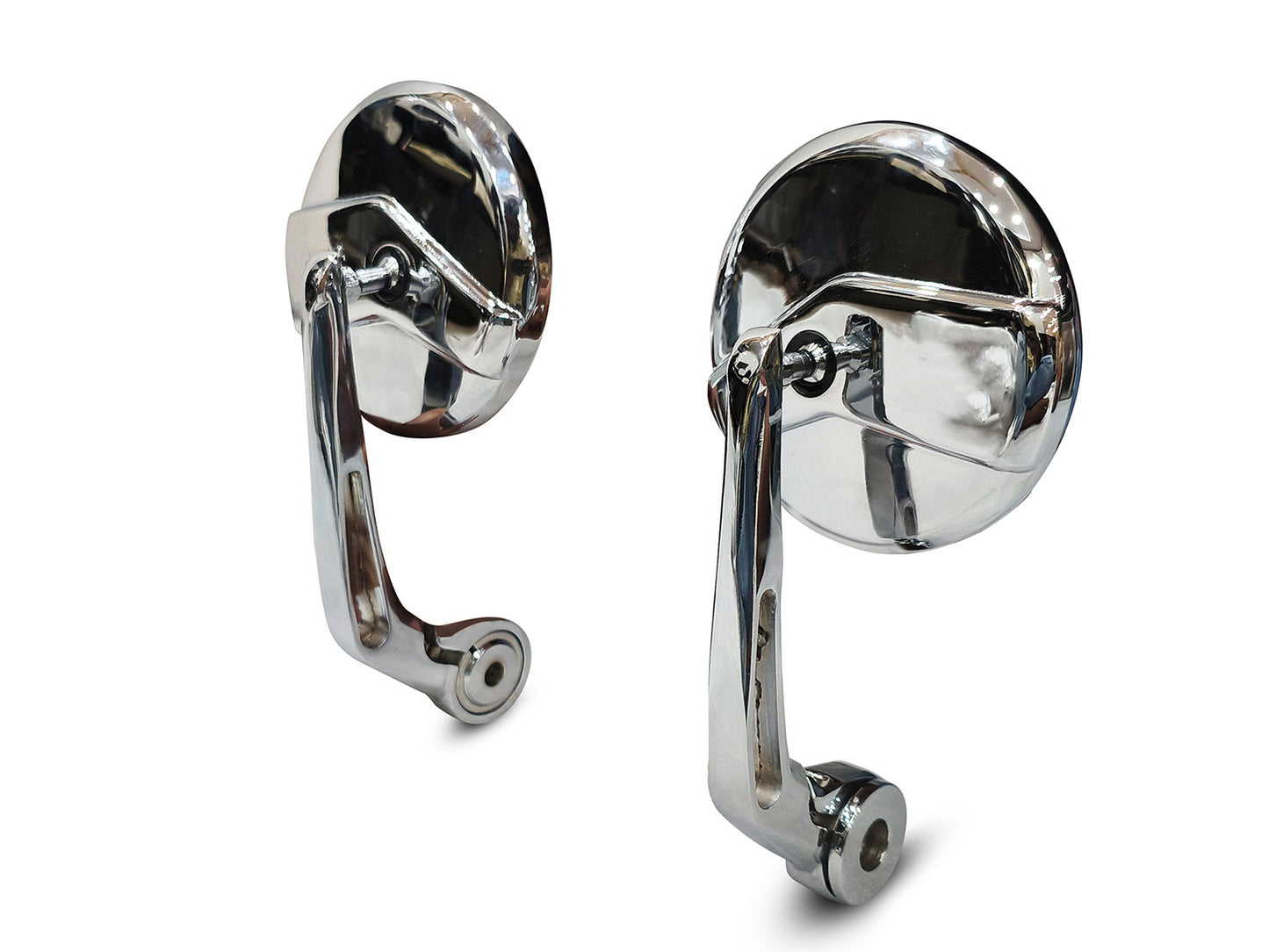 For Royal Enfield Hunter 350 Bar End Mirror Chrome D6
