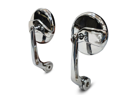 For Royal Enfield Hunter 350 Bar End Mirror Chrome D6