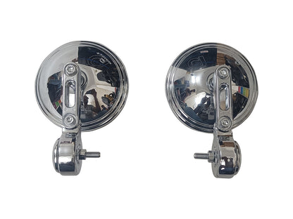 For Royal Enfield Hunter 350 Bar End Mirror Chrome D7