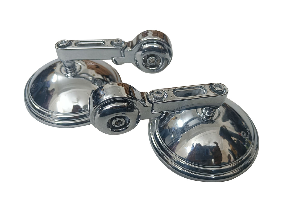 For Royal Enfield Hunter 350 Bar End Mirror Chrome D7