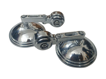 For Royal Enfield Hunter 350 Bar End Mirror Chrome D7