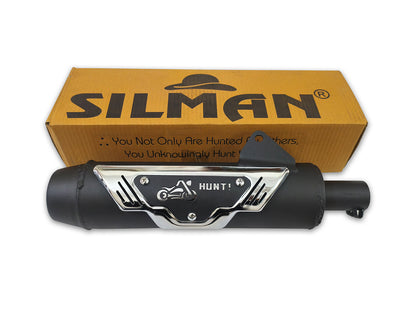 For Royal Enfield Hunter 350 Exhaust Silencer Black