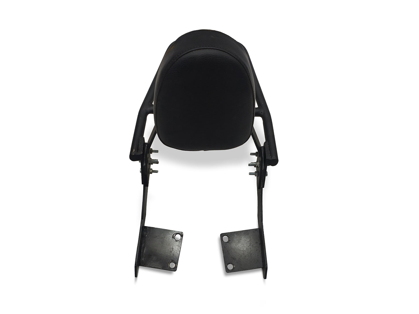 For Royal Enfield Hunter 350 Rear Luggage Rack With Backrest Black