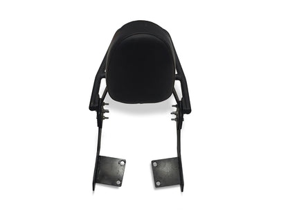 For Royal Enfield Hunter 350 Rear Luggage Rack With Backrest Black