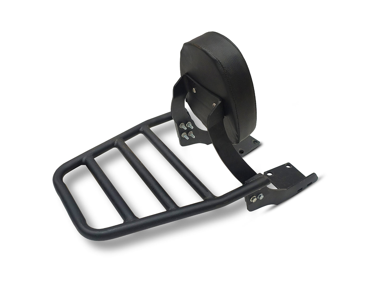 For Royal Enfield Hunter 350 Rear Luggage Rack With Backrest Black