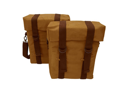 For Royal Enfield Hunter 350 Desert Color Military Pannier Bags & Mounting