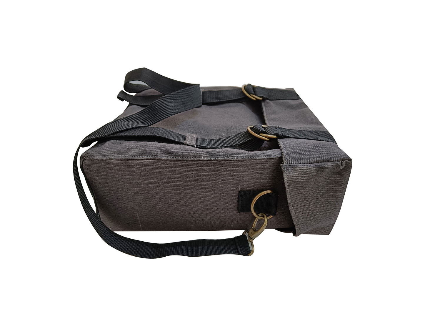 For Royal Enfield Hunter 350 Grey Color Military Pannier Bags & Mounting