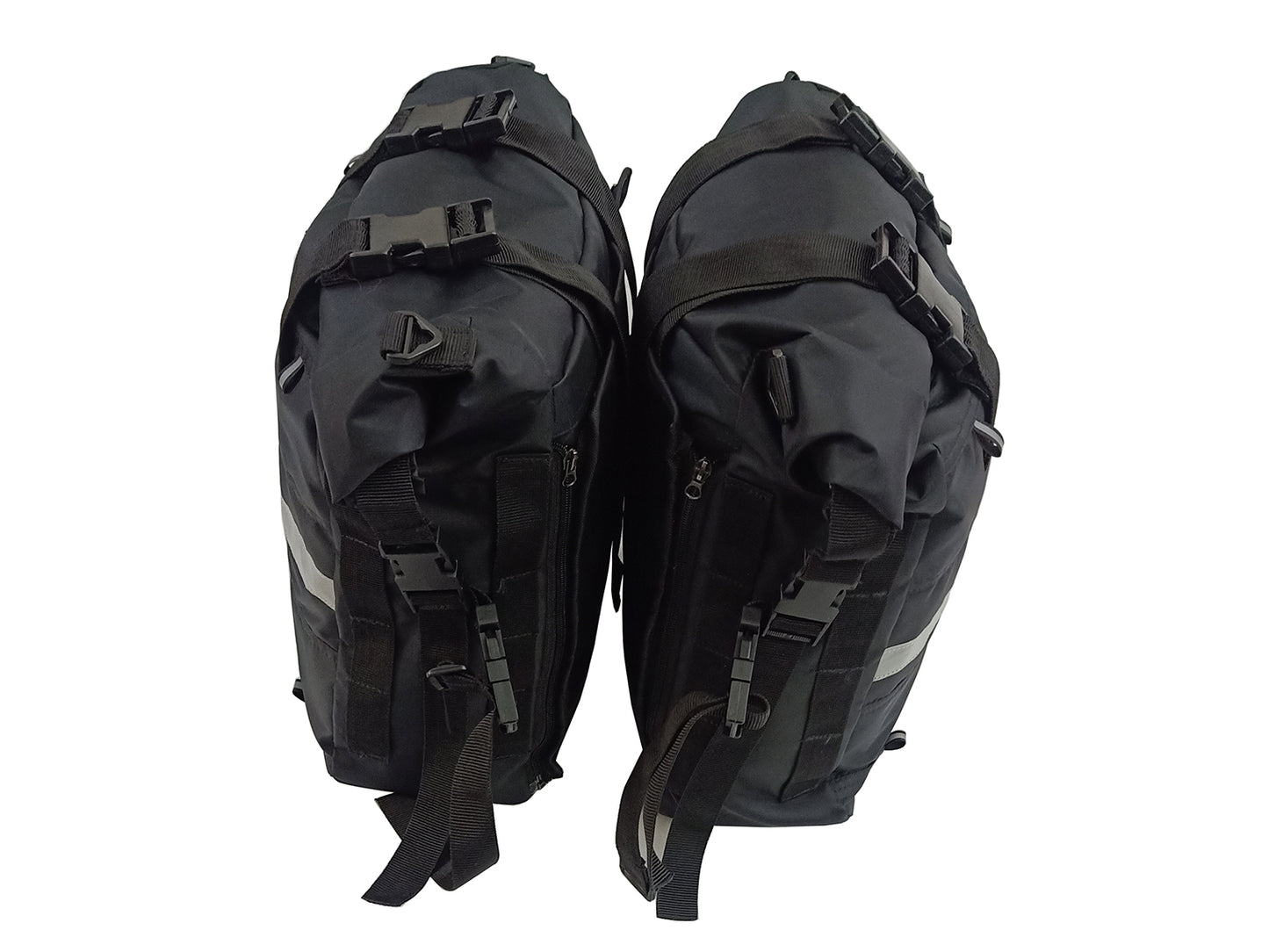 For Royal Enfield Hunter 350 Canvas Pannier Bags & Mounting D13