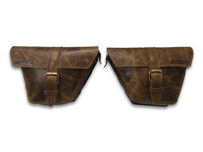 For Royal Enfield GT & Interceptor 650 Side Panel Bags Pair Dust Color