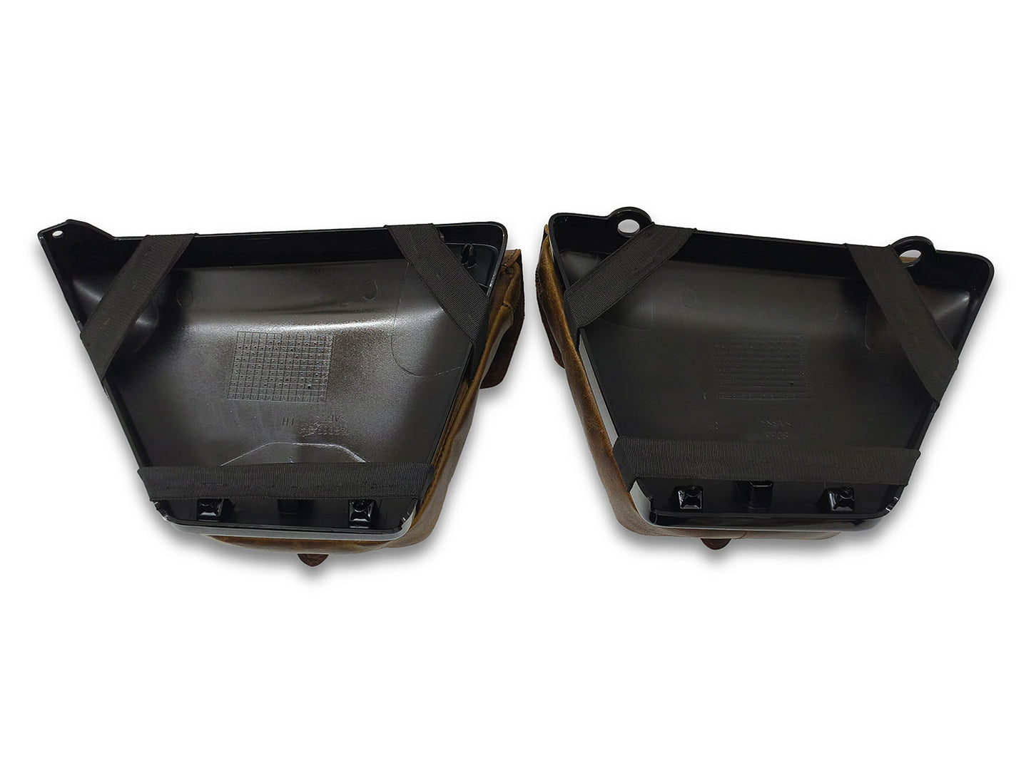 For Royal Enfield GT & Interceptor 650 Side Panel Bags Pair Dust Color