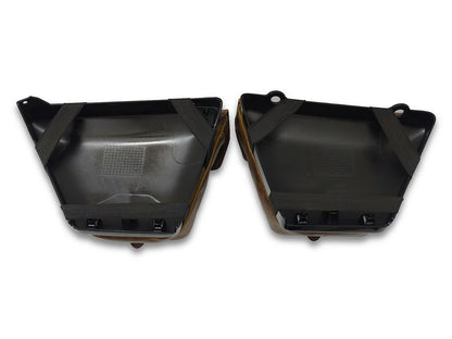For Royal Enfield GT & Interceptor 650 Side Panel Bags Pair Dust Color