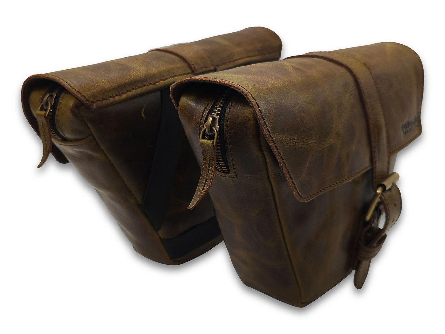 For Royal Enfield GT & Interceptor 650 Side Panel Bags Pair Dust Color