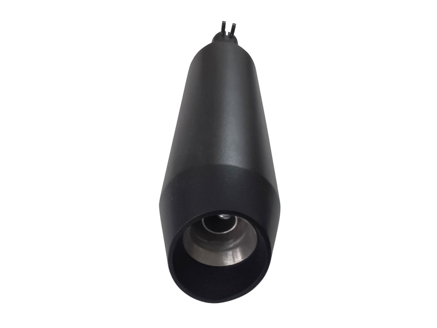 For Royal Enfield Hunter 350 Red Rooster Exhaust Silencer With Header Pipe Black