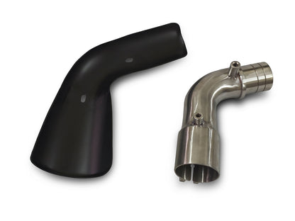 For Harley Davidson 440 Silver Stallion Stainless Steel Exhaust Silencer Black
