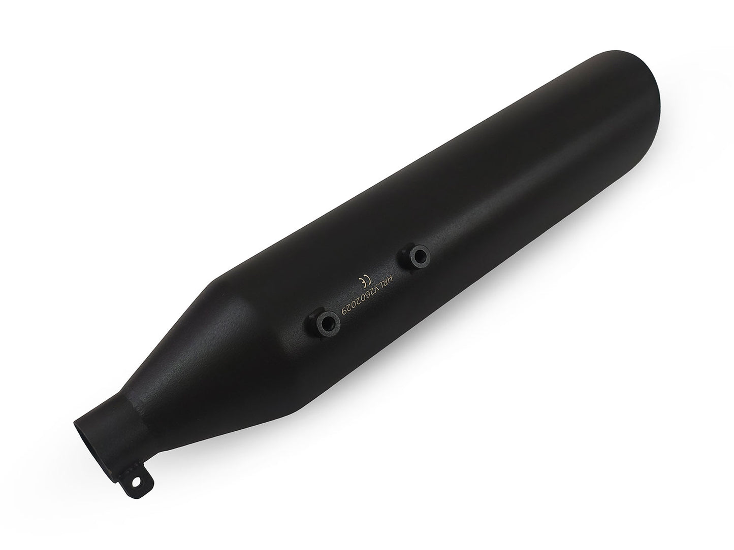 For Harley Davidson 440 Silver Stallion Stainless Steel Exhaust Silencer Black