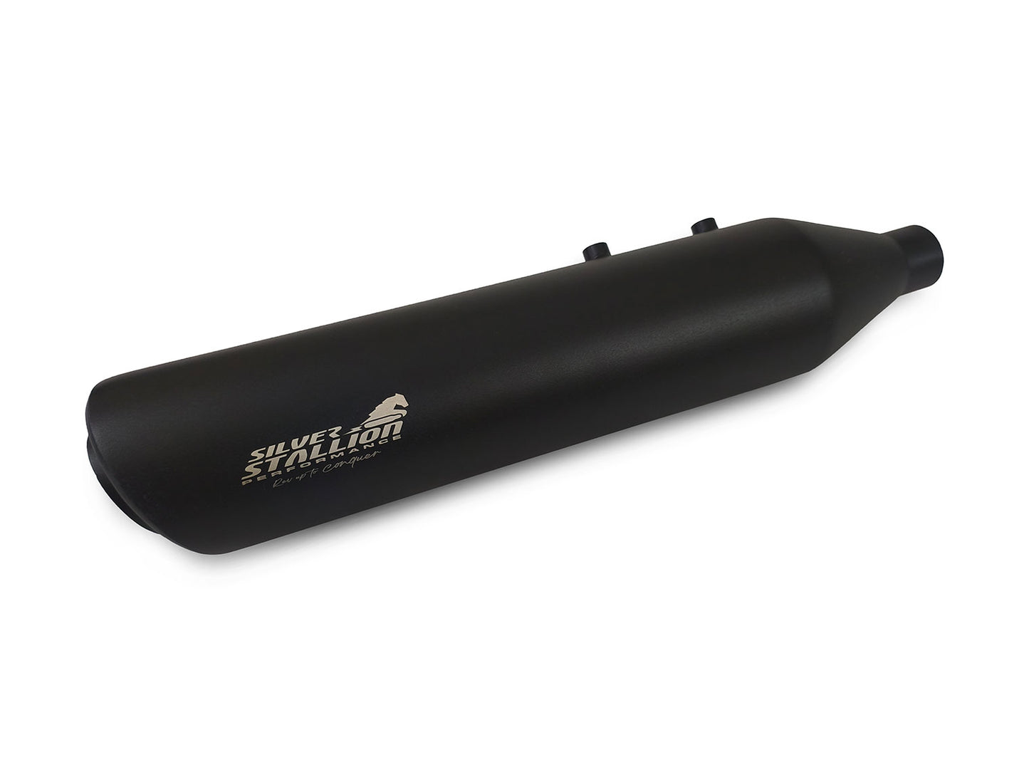 For Harley Davidson 440X Silver Stallion Stainless Steel Exhaust Silencer Black