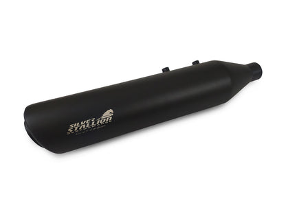For Harley Davidson 440X Silver Stallion Stainless Steel Exhaust Silencer Black