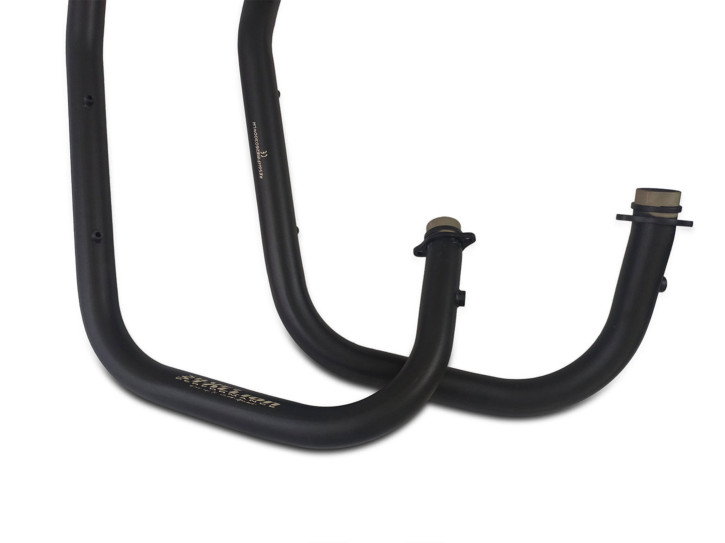 For Royal Enfield Shotgun 650 Silver Stallion Header Pipe Bend Pipe Black