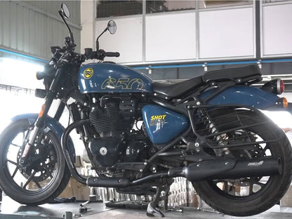 For Royal Enfield Shotgun 650 Silver Stallion Header Pipe Bend Pipe Black