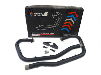 For Royal Enfield Shotgun 650 Silver Stallion Header Pipe Bend Pipe Black
