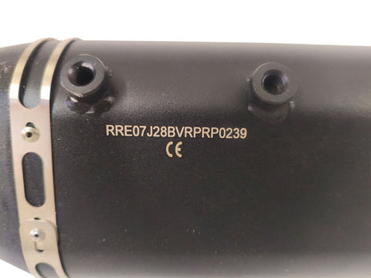 For Royal Enfield Himalayan 450 Red Rooster Vertex Pro Exhaust Silencer Black
