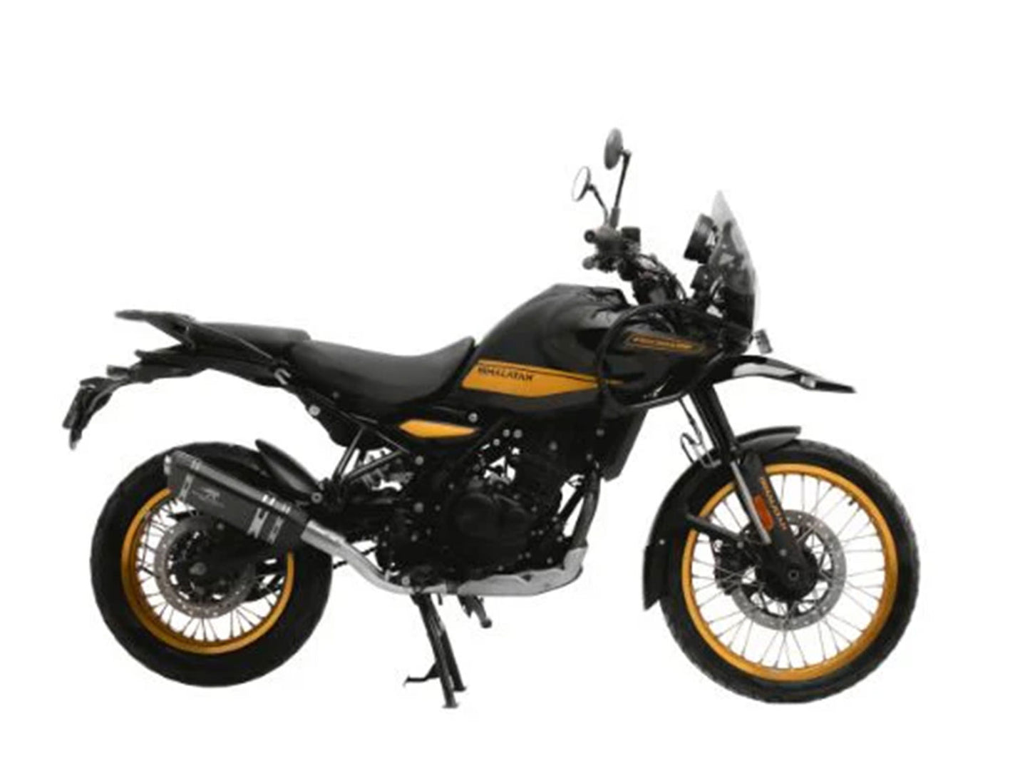 For Royal Enfield Himalayan 450 Red Rooster Vertex Pro Exhaust Silencer Black