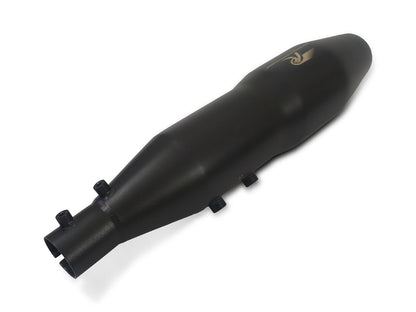 For Royal Enfield Guerrilla 450 Red Rooster Orion Exhaust Silencer Black