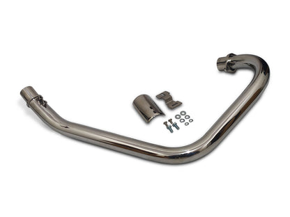 For Royal Enfield Hunter 350 Red Rooster Header Pipe Bend Pipe Polish