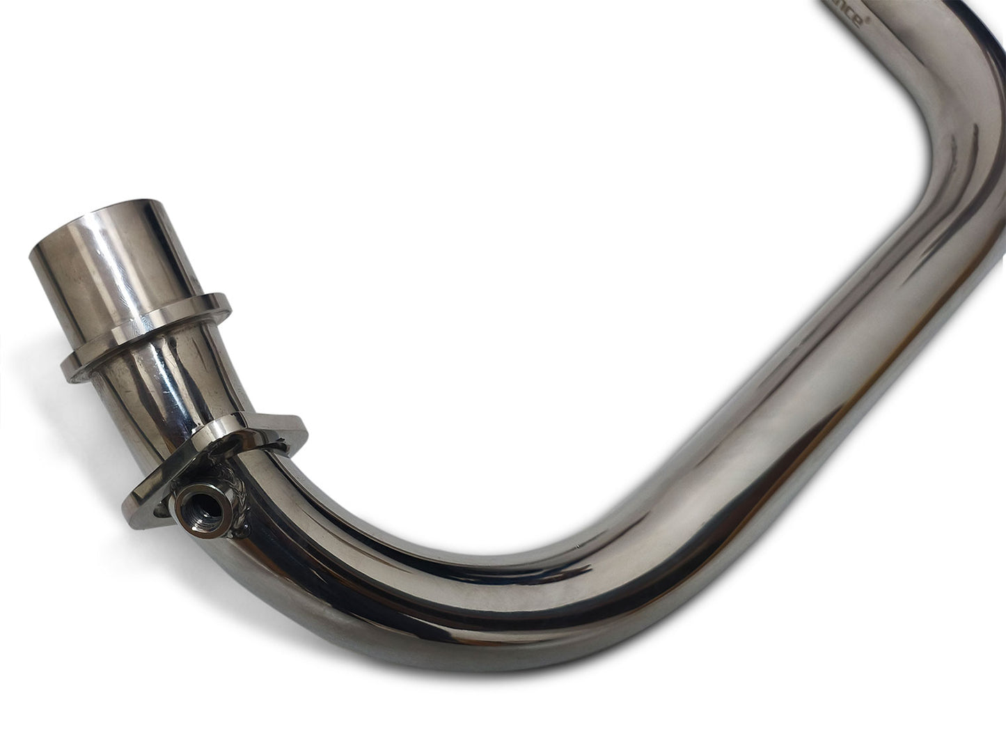 For Royal Enfield Hunter 350 Red Rooster Header Pipe Bend Pipe Polish