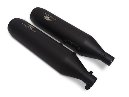 For Royal Enfield Shotgun 650 Red Rooster Astral Exhaust Silencer Black
