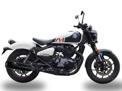 For Royal Enfield Shotgun 650 Red Rooster Astral Exhaust Silencer Black