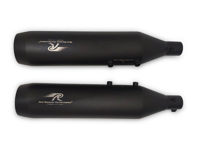 For Royal Enfield Shotgun 650 Red Rooster Astral Exhaust Silencer Black