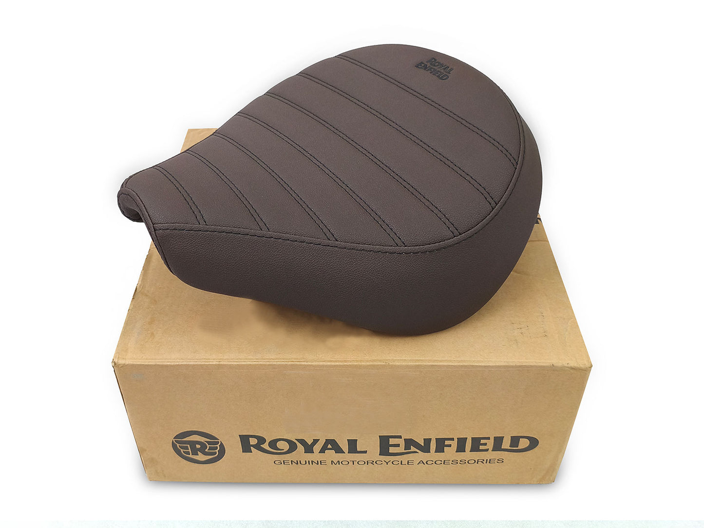 Genuine Royal Enfield Classic 650 Signature Front Rider Solo Seat Brown