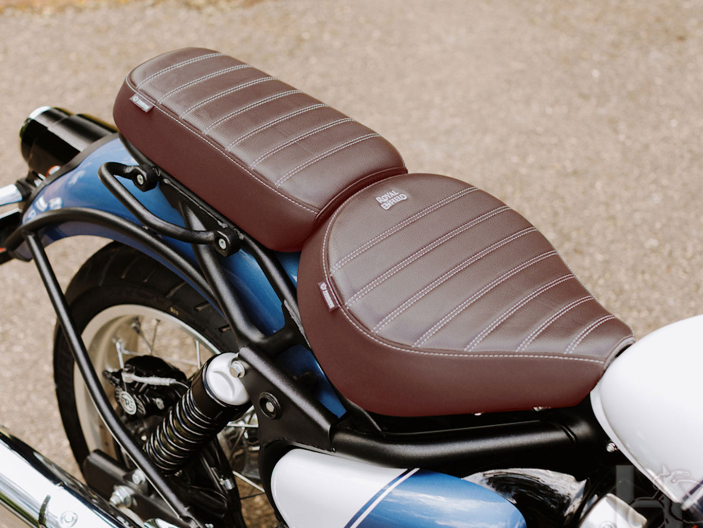 Genuine Royal Enfield Classic 650 Signature Front Rider Solo Seat Brown