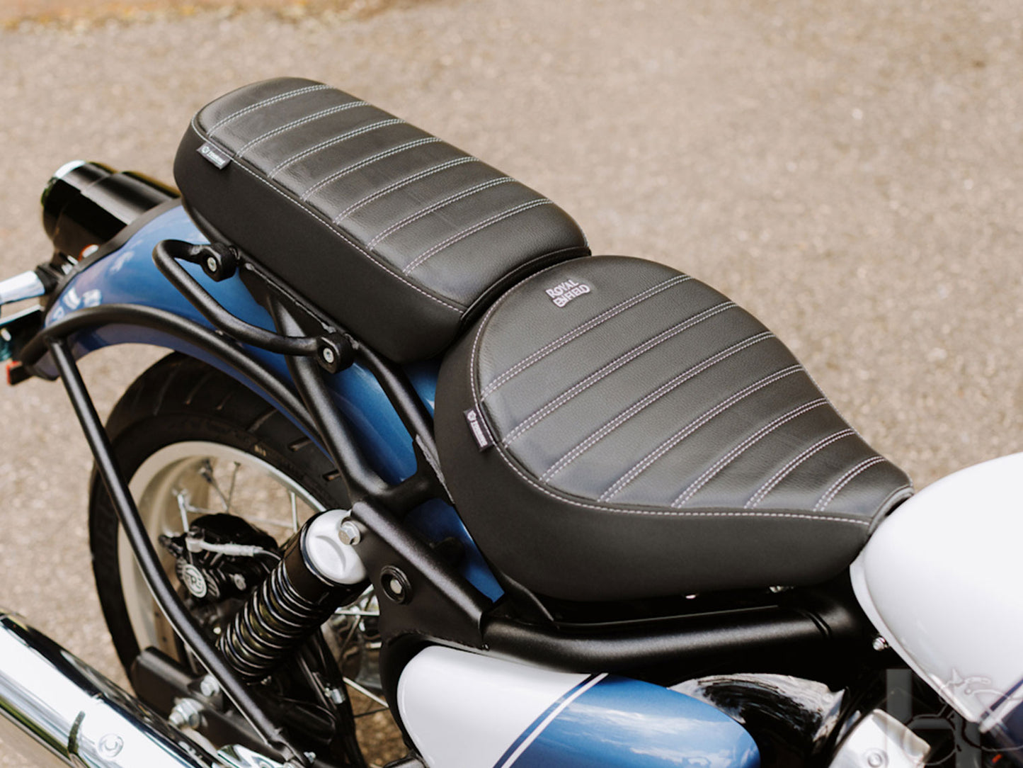 Genuine Royal Enfield Classic 650 Signature Front & Rear Seat Black