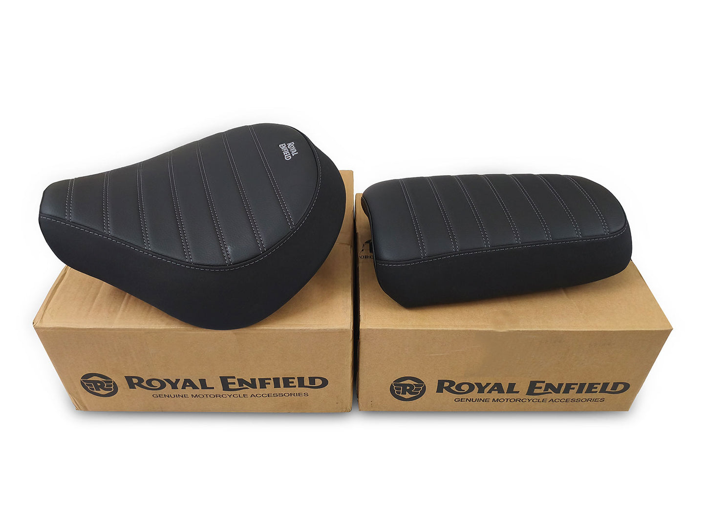 Genuine Royal Enfield Classic 650 Signature Front & Rear Seat Black