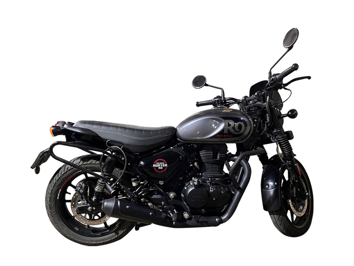 Genuine Royal Enfield Hunter 350 Soft Pannier Rails Black