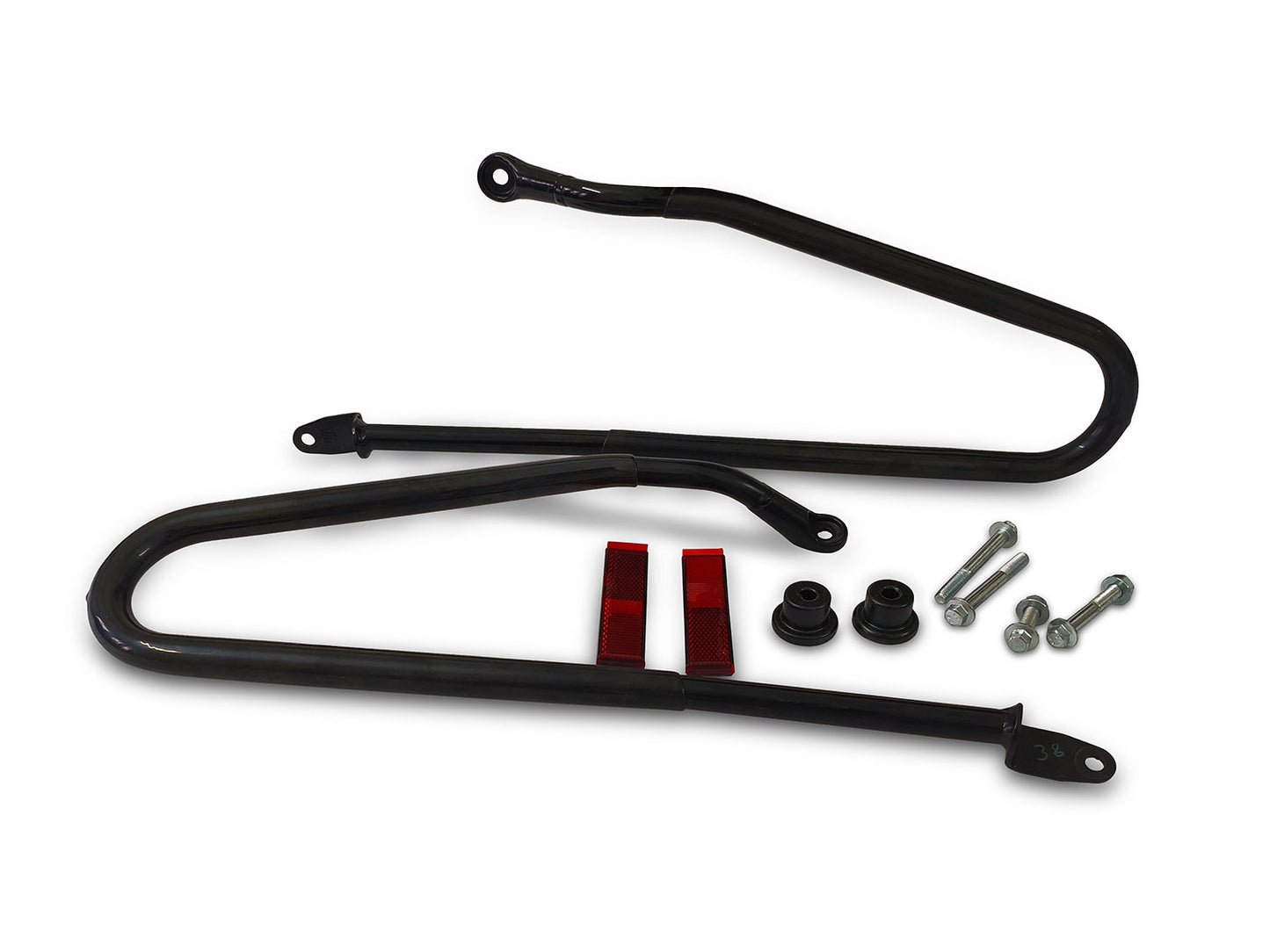 Genuine Royal Enfield Hunter 350 Soft Pannier Rails Black
