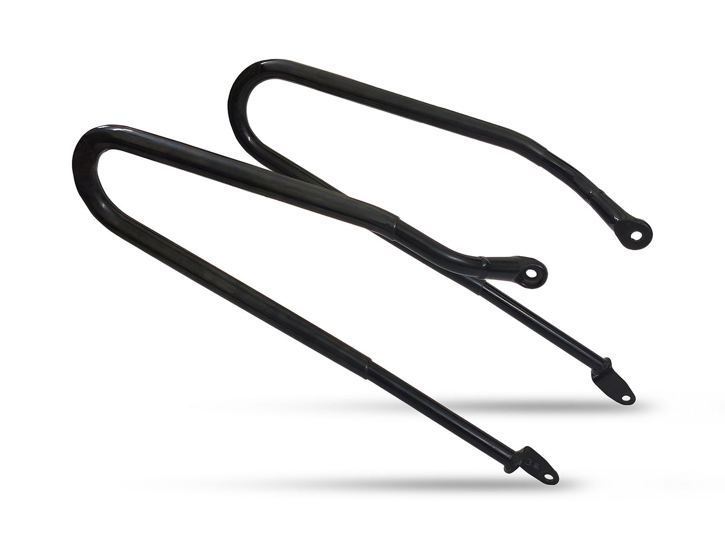 Genuine Royal Enfield Hunter 350 Soft Pannier Rails & Modern Soft Panniers Black