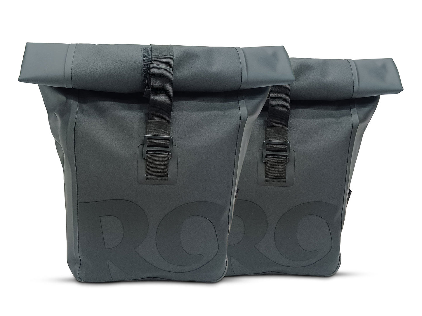 Genuine Royal Enfield Hunter 350 Soft Pannier Rails & Modern Soft Panniers Black