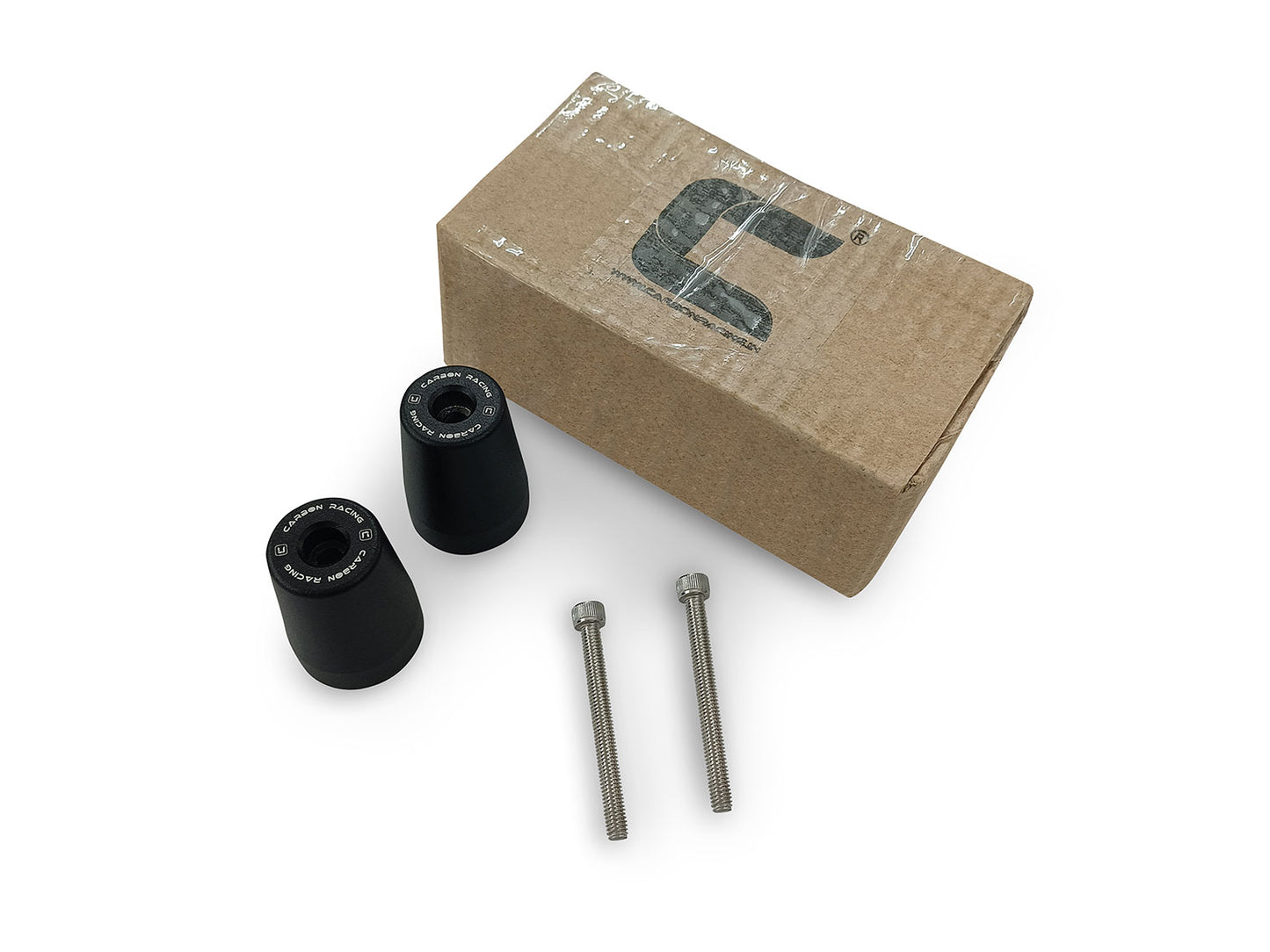 For Royal Enfield Guerrilla 450 Aluminium Bar End Sliders Pair, Black