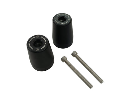 For Royal Enfield Guerrilla 450 Aluminium Bar End Sliders Pair, Black