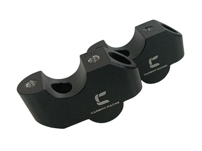 For Royal Enfield Guerrilla 450 Aluminium Handlebar Risers Pair, Black