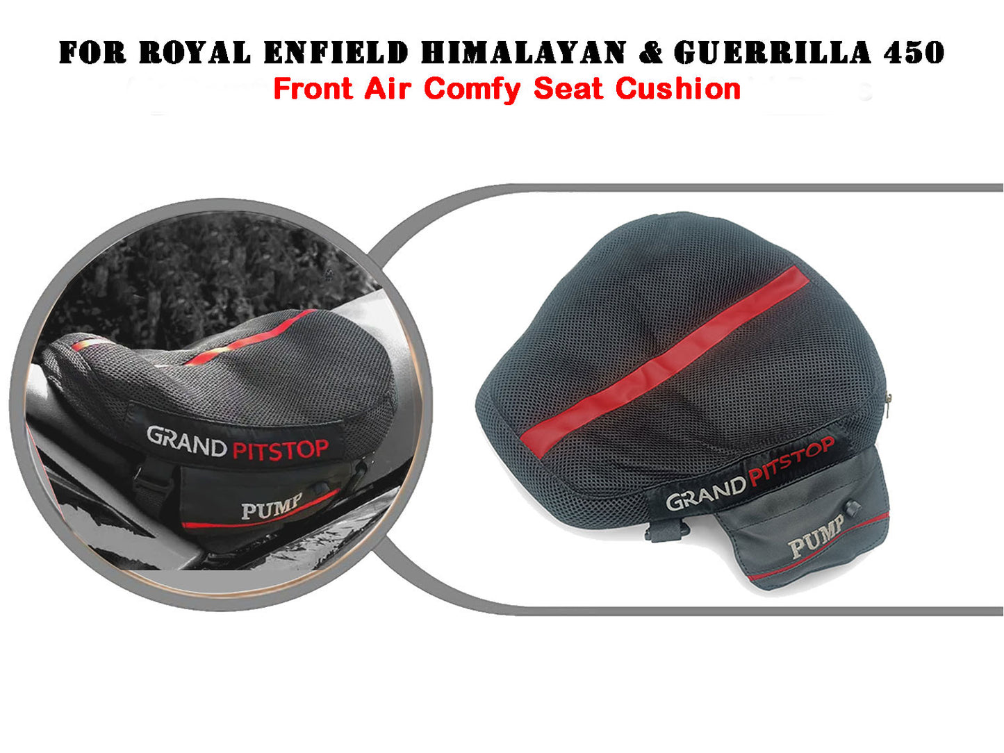 For Royal Enfield Guerrilla 450 Front Air Comfy Seat Cushion
